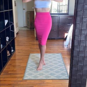 Hot Pink Skirt - image 1